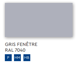 Gris fenêtre Ral 7040